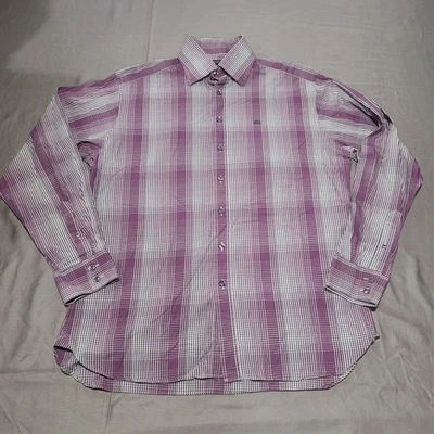 Burberry London Shirt Mens Large 16 41 Plaid Button Up Long Sleeve UK Dress Fit - Image 1 of 4