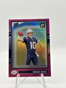 2024 Panini Donruss Optic - Rated Rookie Drake Maye #229 Pink Prizm (RC) - Bild 1 von 2