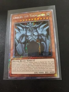 YuGiOh - Obelisk The Tormentor - RA04-EN116 - Platinum Secret Rare - 1st - NM - Picture 1 of 2