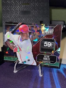 2018 Panini Father's Day Relics Cracked Ice /25 Victor Robles #VR Rookie RC - Picture 1 of 2