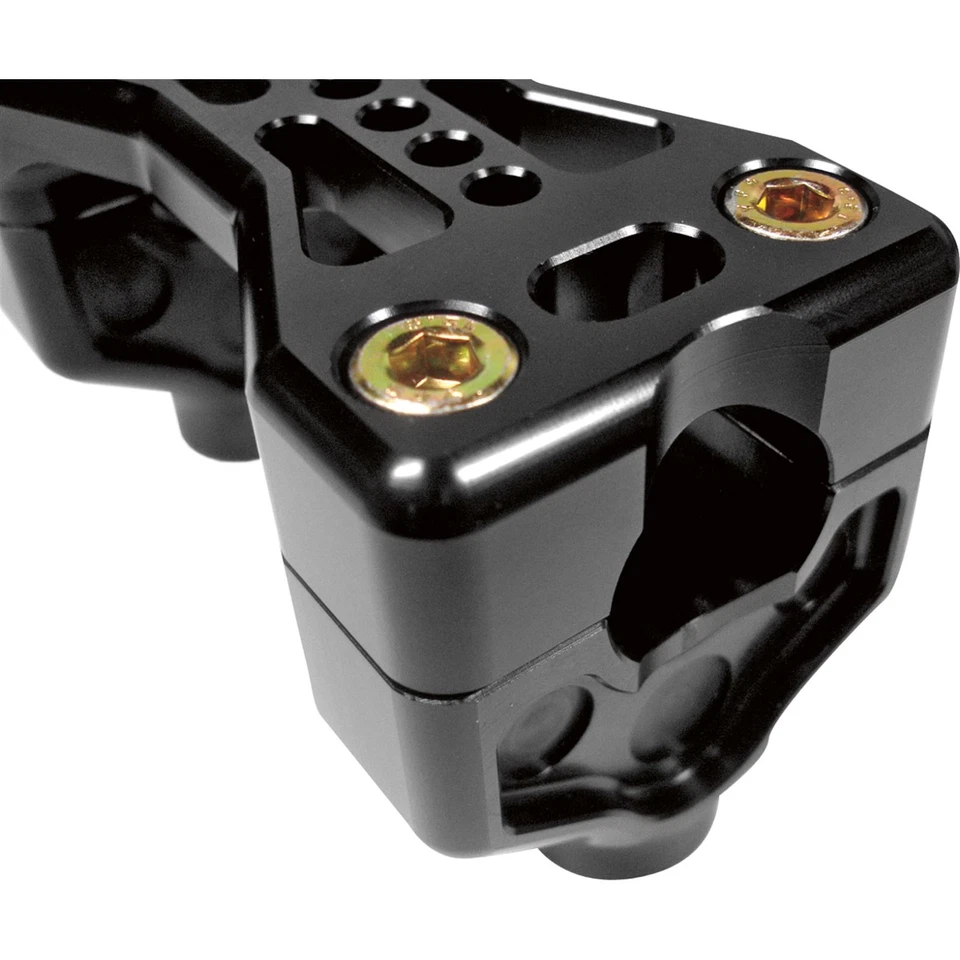 Abrazadera de manillar Joker Machine negra 900 para Harley Davidson 03-861B Foto 1 de 4