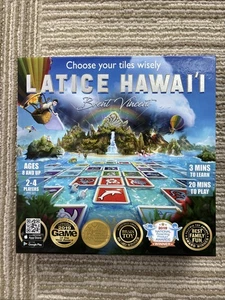 LATICE HAWAII - Strategy Board Game of the Year 2019 - B. Vincent - Brand New - Picture 1 of 8