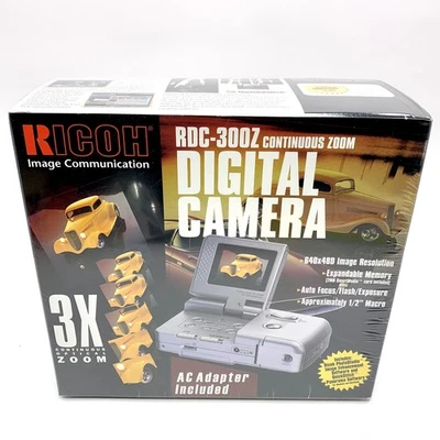Vintage Ricoh RDC-300Z Digital Camera w Accessories New & Sealed in Box - Image 1 of 4