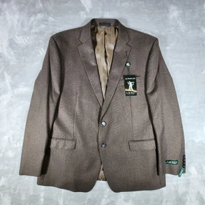 Lauren Ralph Lauren Ultraflex Larson Sport Coat Blazer 46R Tan Business Office - Picture 1 of 13