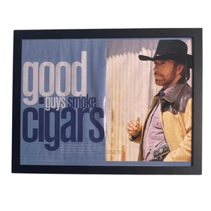 Chuck Norris LoneWolf Cigars Good Guys Smoke Cigars Rare Action Star Collectible - Picture 1 of 8