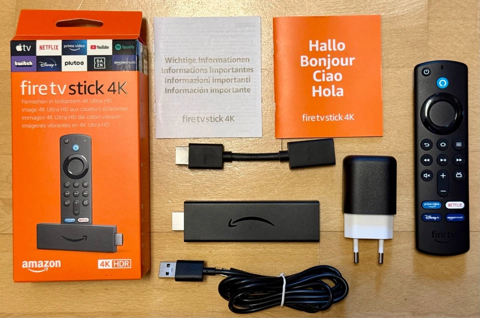 Amazon Fire TV Stick 4K  mit Alexa-Sprachfernbedienung TOP - Bild 1 von 1