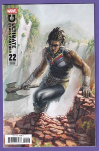 Ultimate Black Panther #22 1:25 Paratore Variant Variant Actual Scans! - Foto 1 di 3