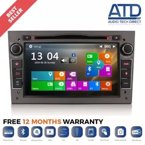 Android Auto Radio For Vauxhall Astra H Mk5 VXR CarPlay SatNav GPS WiFi HeadUnit - Bild 1 von 12