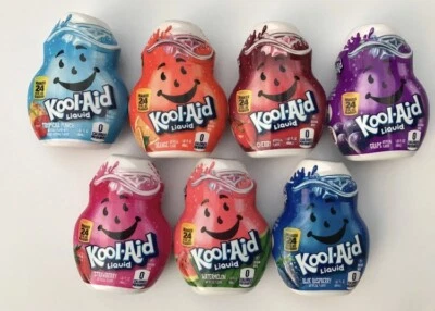 12 Pack Kool-Aid / Mio Tropical, Cherry, Orange 🍊& Blue Raspberry Liquid - Image 1 of 4