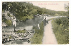 1907 Pc: Old Mill Pond, Shullsburg, Wisconsin, Very Rare Schullsburg Wi Postmark