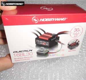 Hobbywing QuicRun WP 16BL30 Controlador de velocidad sin escobillas 30A ESC para camiones 1/16 - Imagen 1 de 8