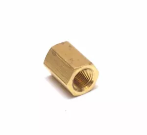 1/8 Npt Female Pipe Coupling Brass Fitting Air Water Oil Gas Fuel 103-A - Picture 1 of 8