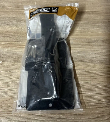 Everbilt Fence Gate Flip Latch Heavy-Duty Steel Lockable Security Black 20474 - Image 1 of 4