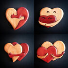 A Hug From My Heart For You Handmade Wood Carvings Loving Hearts Wood Intarsia