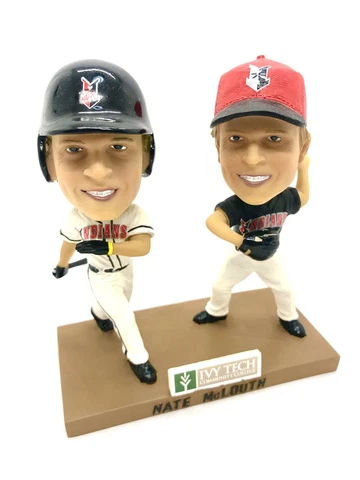 Nate Mclouth Dual Indianapolis Indians SGA Bobblehead PIRATES BOBBLE ORIG BOX Cover