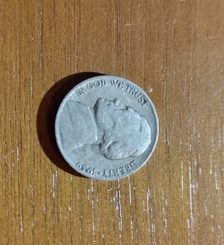1939 Jefferson Nickel with Reverse of 1940 Full Stairs - No Mint Mark-RARE Cover