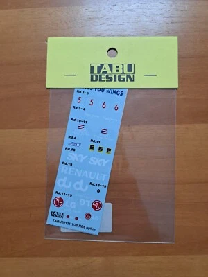 Red Bull RB6 Decals Tabu Design 1/20 TABU-20121 - Immagine 1 di 2