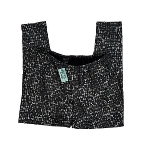 Torrid Leggings 2X Women's Black Shiny Sequin Animal Print Pull On Comfort NEW - Picture 1 of 7