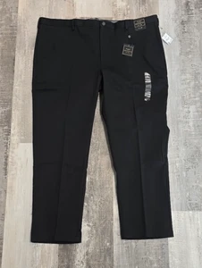 Neu mit Etikett - Jos A Bank Reserve Anzughose Baumwolle Stretch schwarz vorne flach 44 x 29 - Bild 1 von 5