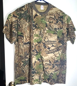 Vintage 90s Realtree Camo Shirt Men's 2XL Single Stitch Camouflage Hunting USA - Picture 1 of 8