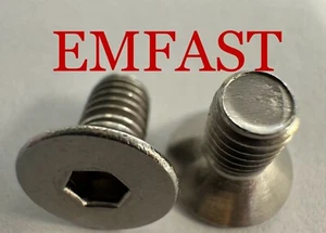 10/32 3/16 UNF x 3/8 STAINLESS STEEL UNF FINE THREAD COUNTERSUNK SOCKET SCREWS - Picture 1 of 5