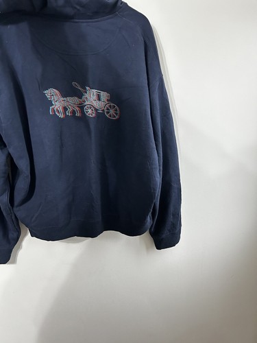 felpa con cappuccio coach