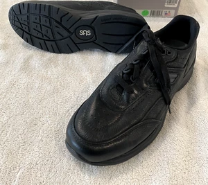 SAS Journey schwarz 10 schmale Herren Komfortschuhe KOSTENLOSER VERSAND Neu - Bild 1 von 4