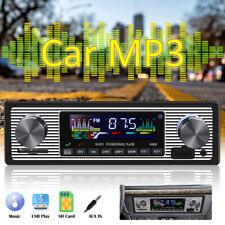 Bluetooth Car Stereo Audio In-Dash Fm Aux Input Receiver Sd Usb Mp3 Radio Player