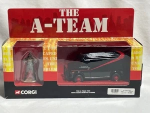 2001 CORGI A-TEAM 1983 GMC Van w/ Hand-Painted Figure, NIB - Picture 1 of 5