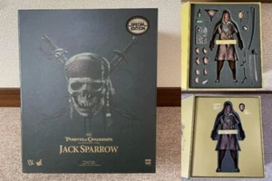 Capitán Jack Sparrow Piratas del Caribe DX06 Hot Toys Nuevo Raro Japón - Imagen 1 de 14