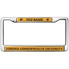 Virginia Commonwealth University Rams Standard License Plate Metal Frame