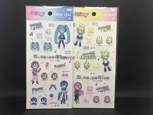 Hatsune Miku Clear Seal Petit Series Pattern 2 Pattern Set Decoration - Picture 1 of 5