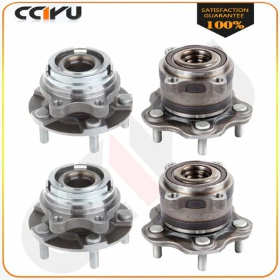 4 X Front & Rear Wheel Bearing Hub Assembly For Nissan Altima 2008 - 2012 2.5L — 第 1/4 张图片