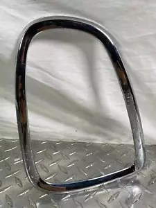 LH 07-15 MINI COOPER R56-R59 REAR TAIL LIGHT TRIM RING CHROME 51132752243 OEM - Foto 1 di 4