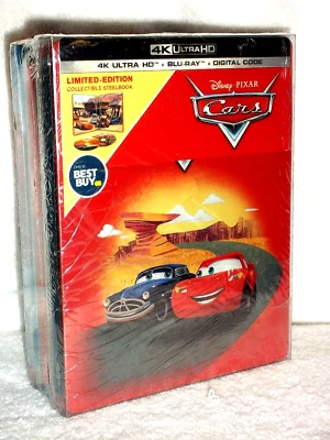 Cars Complete STEELBOOK Collection (4K/Blu-ray, 2024) Disney Lighting McQueen NE - Bild 1 von 4