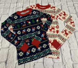 Hanna Andersson Pajama Tops Holiday 10/12 - Picture 1 of 5