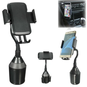 360° Universal Adjustable Car Cup Mount Cell Phone Holder Cradle Stand GPS PDA - Picture 1 of 6