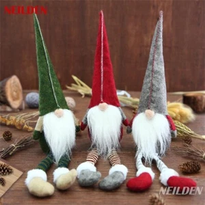 3Pcs New Christmas Decoration Long Legs Rudolph Doll Christmas Children Gift Hot - Picture 1 of 5