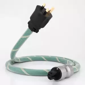 Cable de alimentación de CA HiFi UK 13A de cobre y plata cable de alimentación mixto IEC C15 enchufe red eléctrica - Imagen 1 de 7
