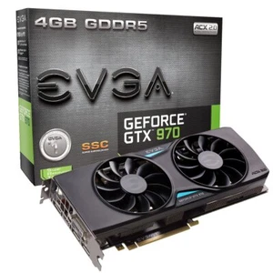 EVGA GeForce GTX 970 4GB SSC Gaming ACX 2.0+   (04G-P4-3975-KR) - Picture 1 of 8