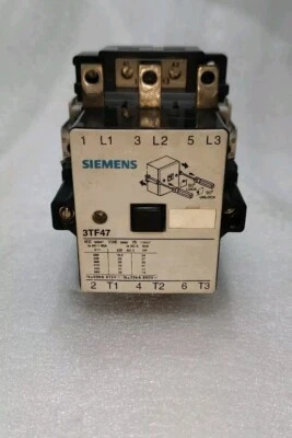 Contator Siemens 3TF47 90A 3POLOS FRETE GRÁTIS GORDURAS FEDEX - Imagem 1 de 4