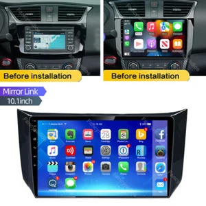 10.1'' For Nissan Sentra 2012-2015 Android 12 GPS Navi Radio Car Stereo Player - Picture 1 of 12