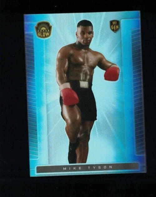 MIKE TYSON Silver Refractor 2021 Super Glow  #2 1st Ever - Image 1 of 1
