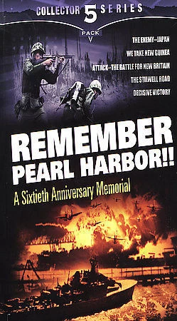 Remember Pearl Harbor - 5 Pack (VHS, 2001, 5-Tape Set, 60th Anniversary Memorial)