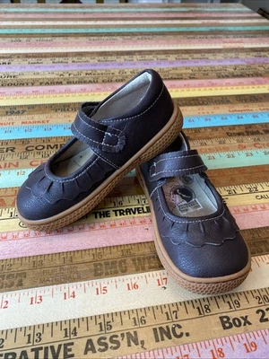 Livie & Luca Leather Mary Jane Shoes Flats Brown Size 9 Toddler Girls Classic - Image 1 of 4