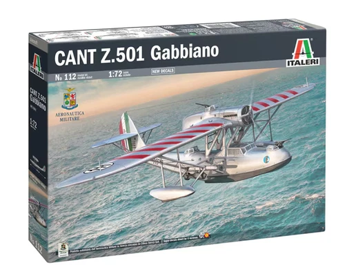ITALIAN FLYING BOAT CANT Z 501 GABBIANO KIT 1 72 Italeri Kit Aerei Modellino Nuo