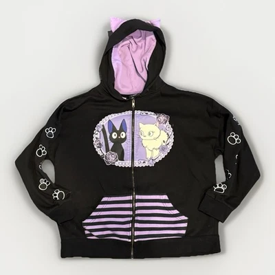 Kiki's Delivery Service Cárdigan con Capucha Sudadera Cremallera Studio Ghibli Talla Mediana Foto 1 de 4