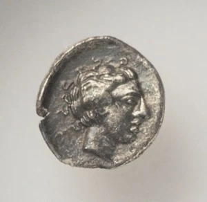 TARSUS Kilikien TIRIBAZUS männlich & weiblich NGC Silber antike griechische Obol Münze D606 - Bild 1 von 8