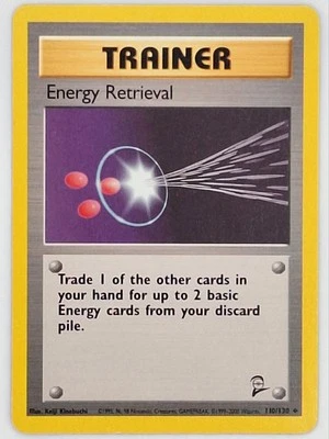 Energy Retrieval - Base Set 2 - 110/130 - singles - Pokemon TCG - LP - Image 1 of 2