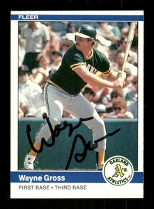 1984 Fleer  444 Wayne Gross signed auto autograph  MZ BXCP56 - Picture 1 of 2